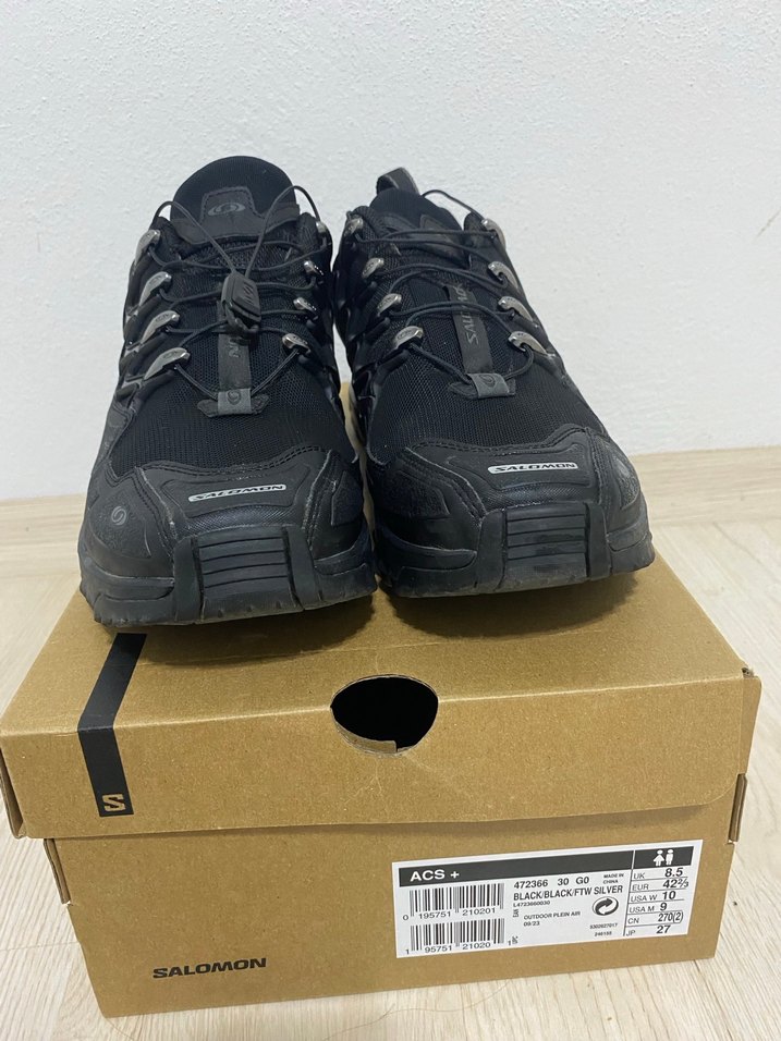 Salomon Siyah Bağcıklı Erkek Outdoor Spor Ayakkabı - Görsel 5