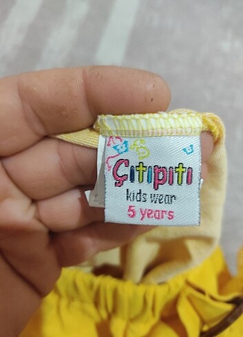 5 Yaş Beden Elbise