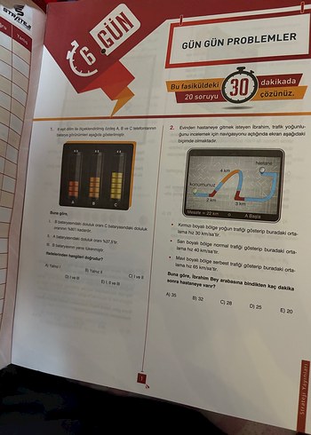 TYT Gün Gün Problemler Soru Bankası - Görsel 2