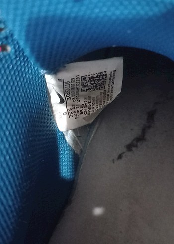 42.5 Beden beyaz Renk Nike Beyaz Gri Erkek Spor Ayakkabı