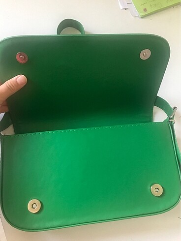 Beden yeşil Renk Baget Kol çantası