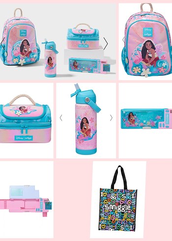 Smiggle Disney Moana Lisansli set
