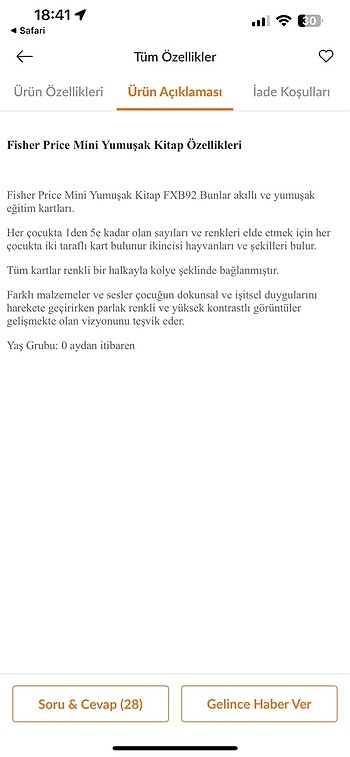 Beden Renk Fisher price