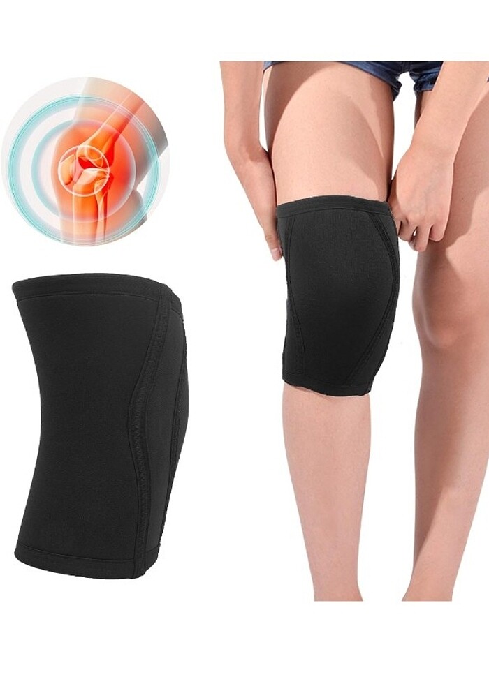 Spor Dizlik, Diz Koruyucu Diz Desteği Bacak Kol Koruyucu Spor Ek - Görsel 2