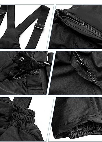 Kış Kayak Pantolonları Su Geçirmez Kar Yürüyüş Pantolonları Kalı - Görsel 3