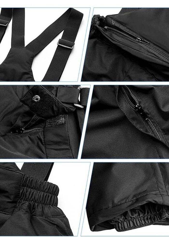 Kış Kayak Pantolonları Su Geçirmez Kar Yürüyüş Pantolonları Kalı - Görsel 3