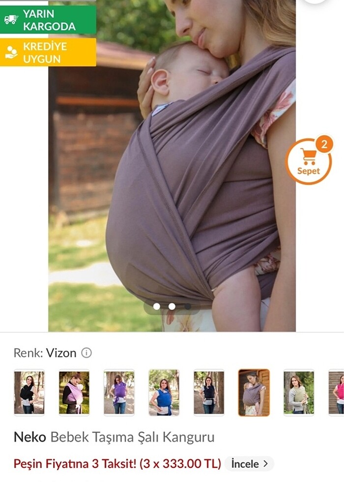 Wrap sling - Görsel 2