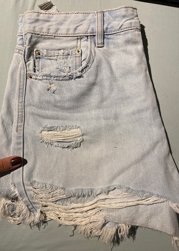 40 Beden mavi Renk Stradivarius denim sort