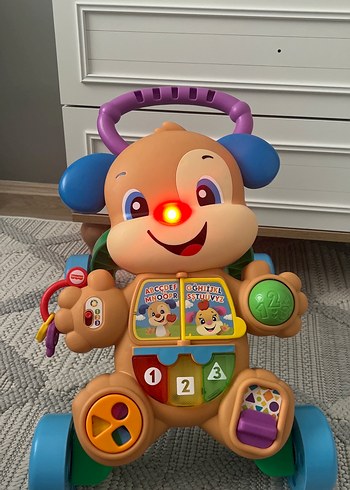 Fisher Price Renkli Eğitici Yürüyüş Arkadaşı Oyuncak Köpek