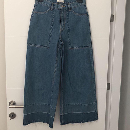 Zara Yüksek bel bol paça jean
