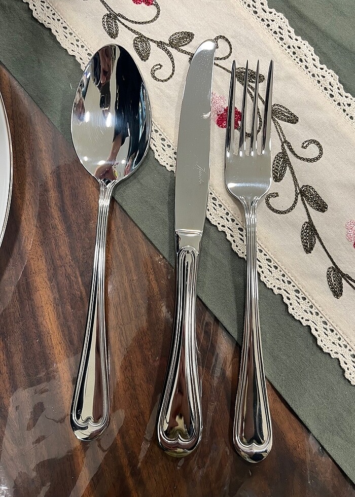 Jumbo 84 kişilik çatal bıçak takımı - Görsel 2