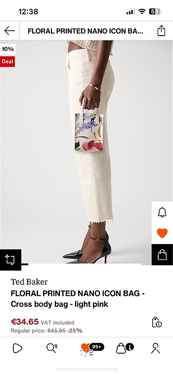 Ted baker telefon çantası - Görsel 5