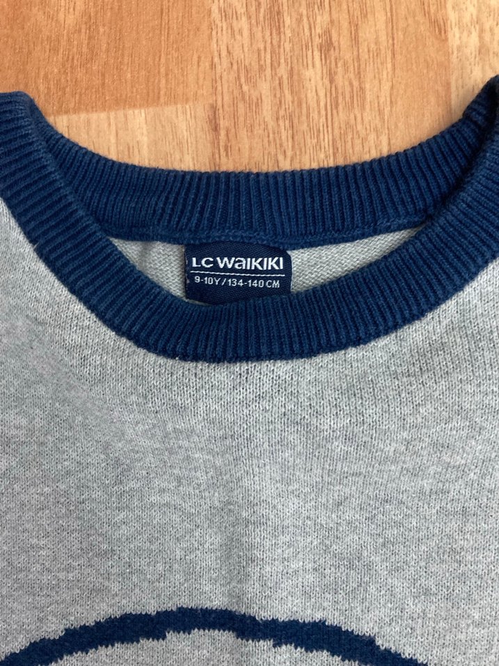 Gri Baskılı Erkek Çocuk Sweatshirt - Görsel 4