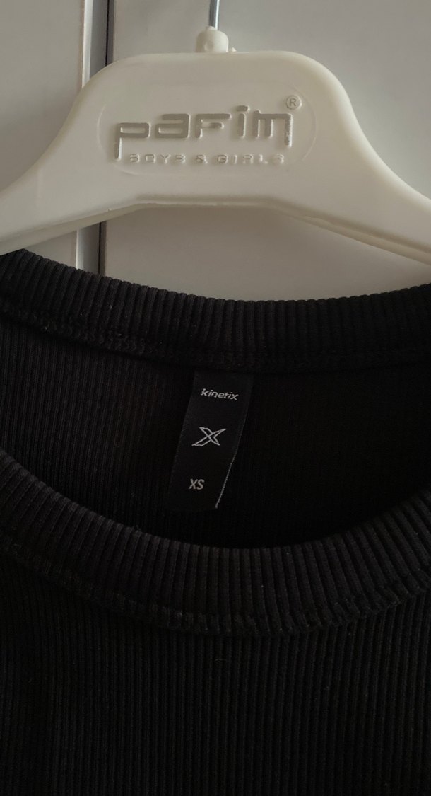 Siyah Yüksek Yakalı Kadın bluz - Görsel 2