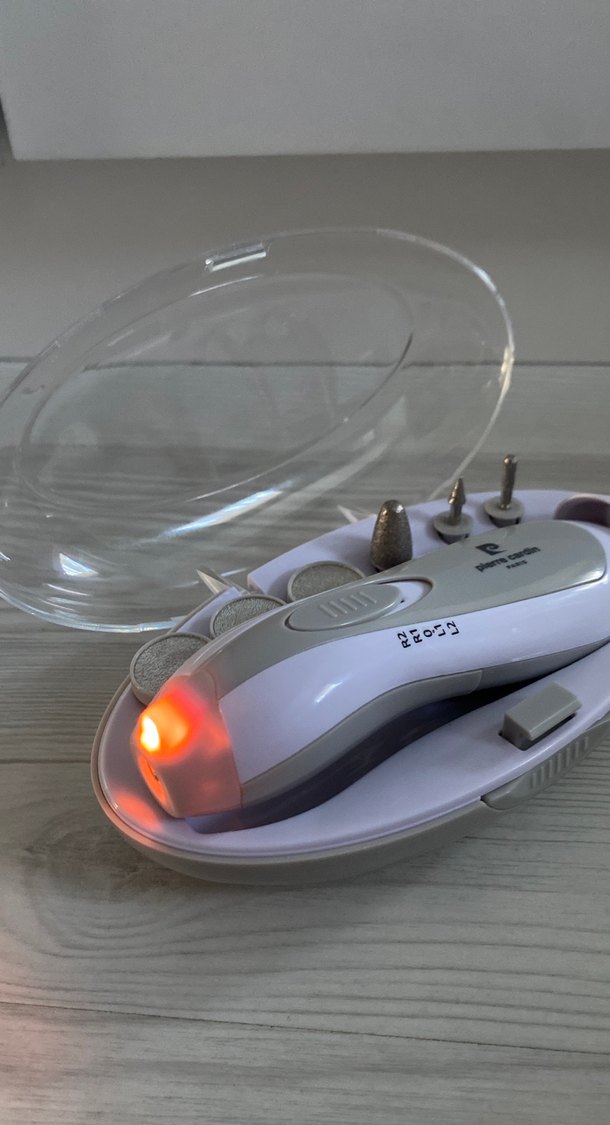 Beyaz Elektrikli Tırnak Bakım Seti - Görsel 4