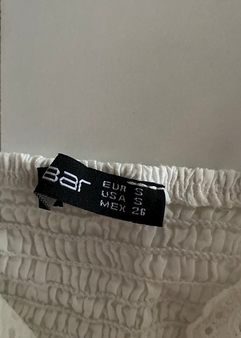 Dantel Detaylı Beyaz Mini Bohem Bustier - Görsel 3