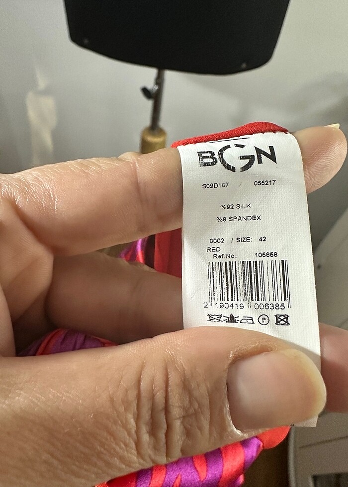 BGN Fuşya bayan elbise - Görsel 5