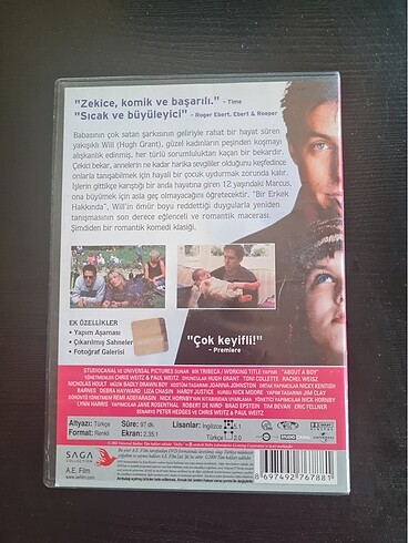 Diğer About A Boy (Bir Erkek Hakkında) dvd