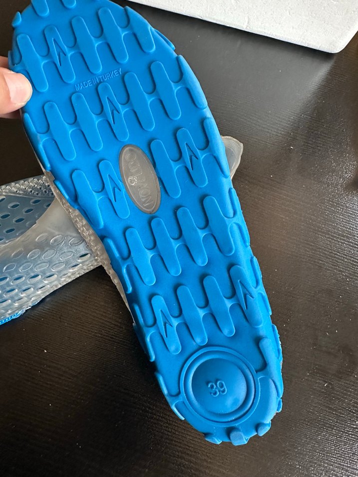 Erkek Transparan Mavi Su Ayakkabısı - Görsel 3