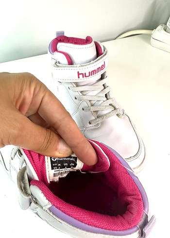 35 Beden beyaz Renk Hummel Dragon Jr Beyaz Spor Ayakkabı