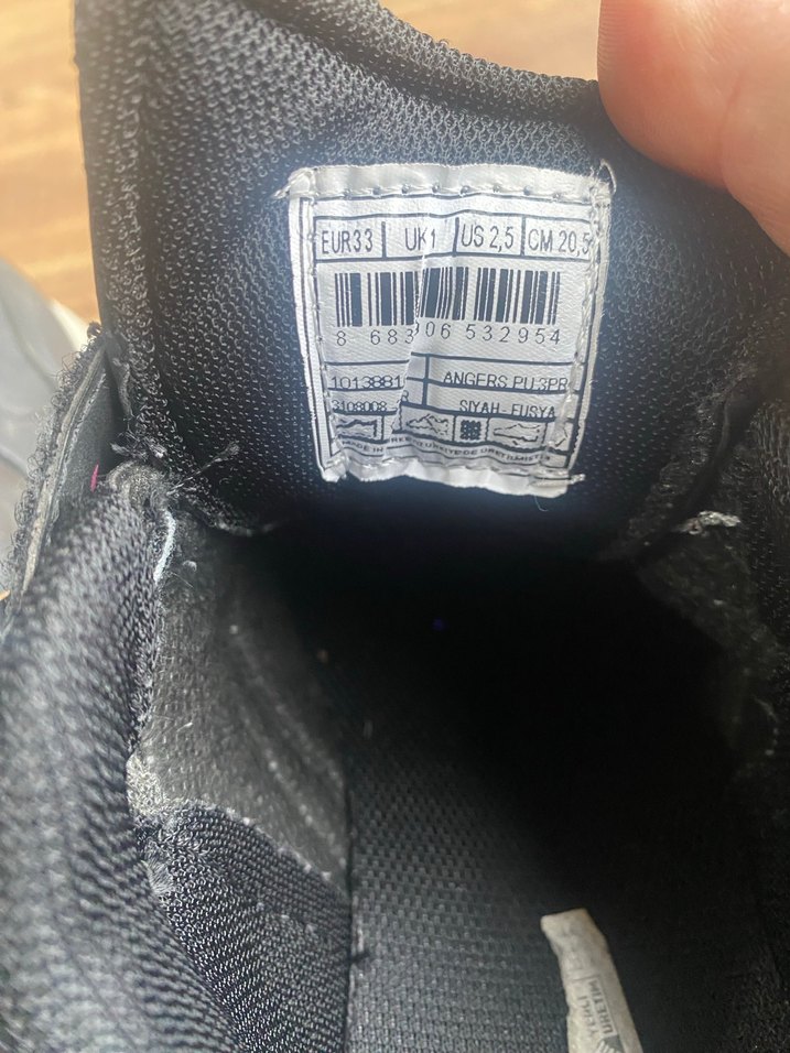 Kinetix Kız Çocuk Siyah Günlük Spor Ayakkabı - Görsel 4