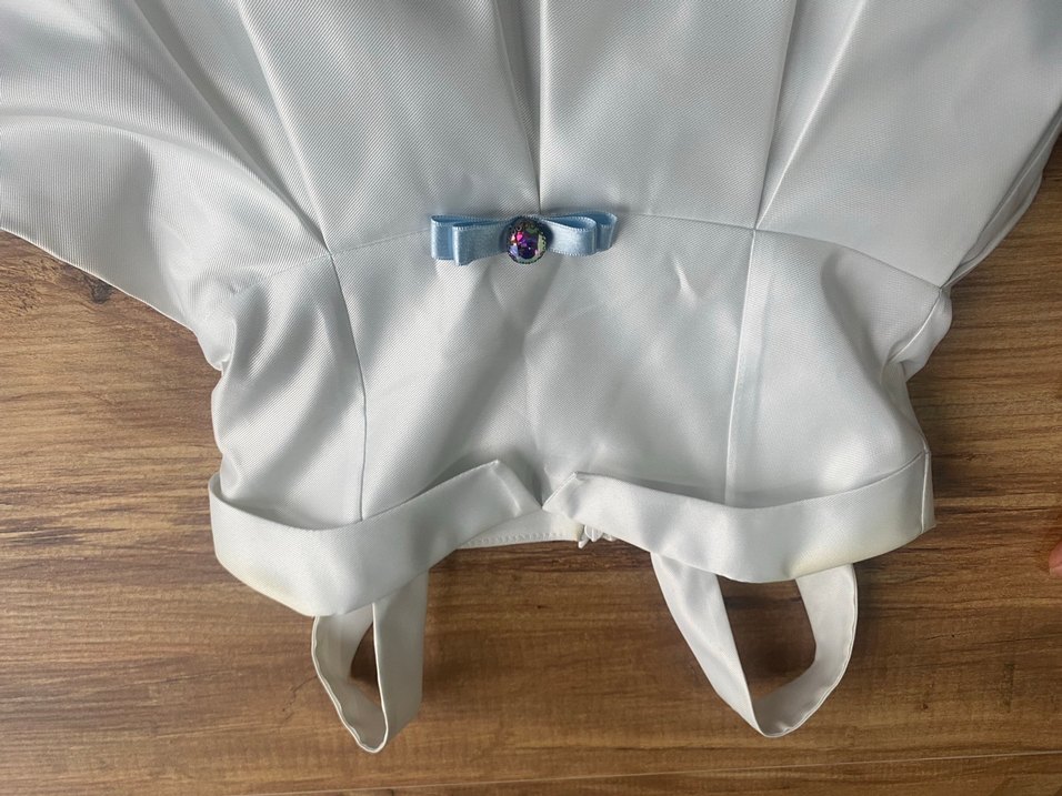 Çiçek Desenli Pileli Uzun Kız Çocuk Elbise - Görsel 4