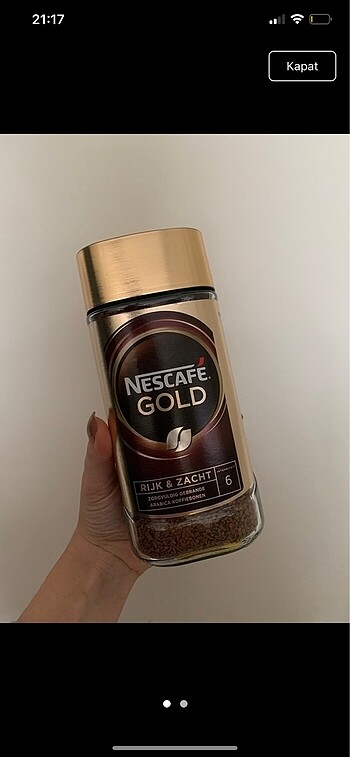 Beden Nescafe gold