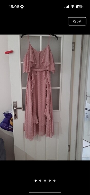 Pembe Trendyol elbise