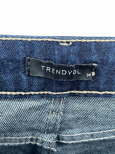 34 Beden mavi Renk Trendyol & Milla Jean / Kot %70 İndirimli.