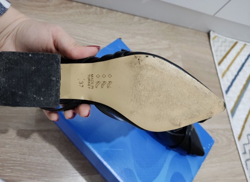 Kadın hafif topuklu ayakkabı - Görsel 4