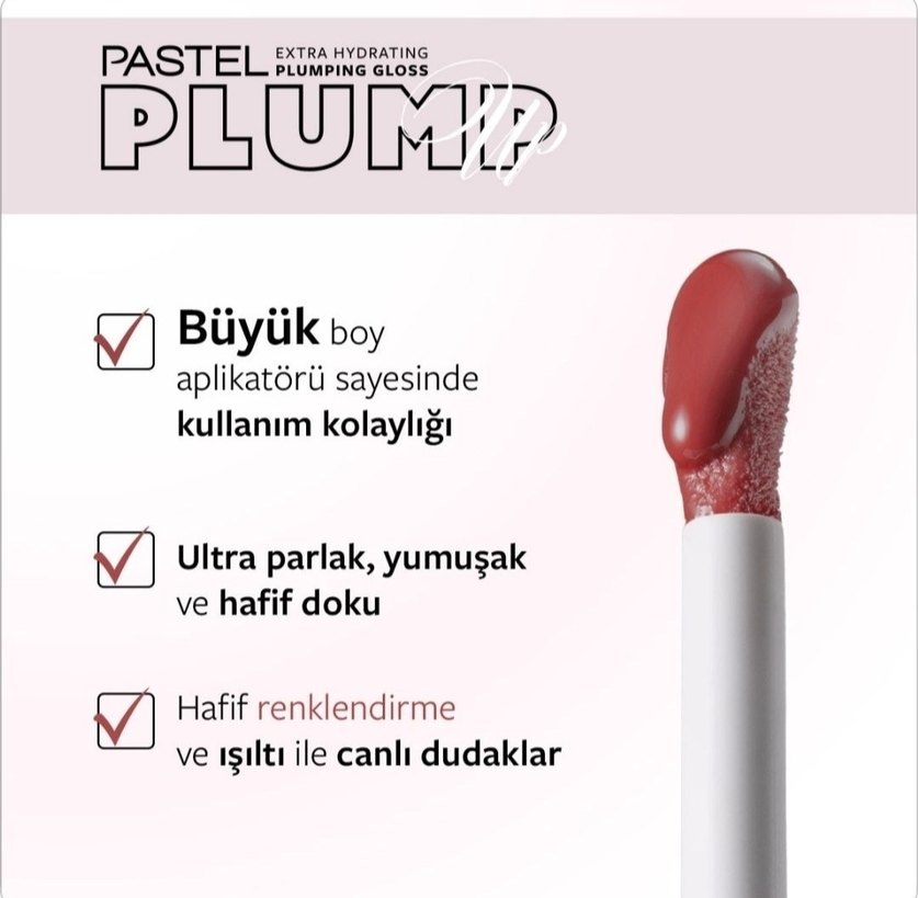 Pastel Plumping Gloss rosewood 212 - Görsel 3