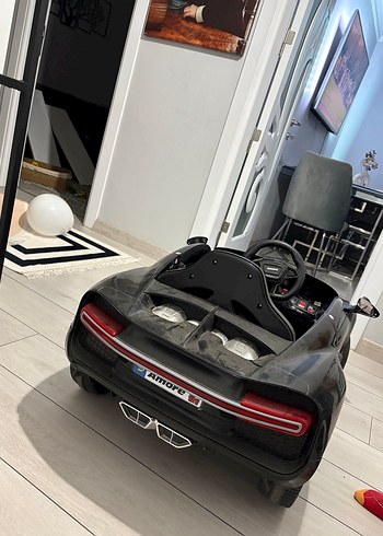 Siyah Mavi Elektrikli Çocuk Araba - Görsel 3