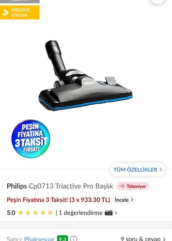 Philips Siyah Vakum Aparatları Seti - Görsel 4