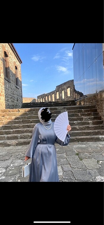 Zara Gri gümüş elbise