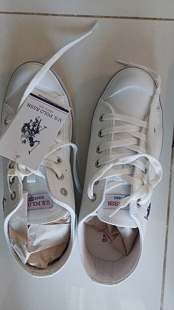 38 Beden beyaz Renk Sıfır ayakkabı 