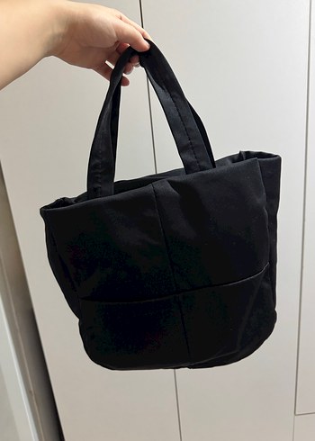 Siyah Minimalist Kadın Omuz Çantası - Görsel 3