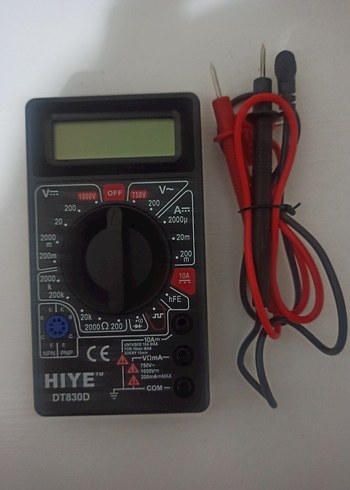 HIYE Dijital Multimetre DT-830D - Görsel 2