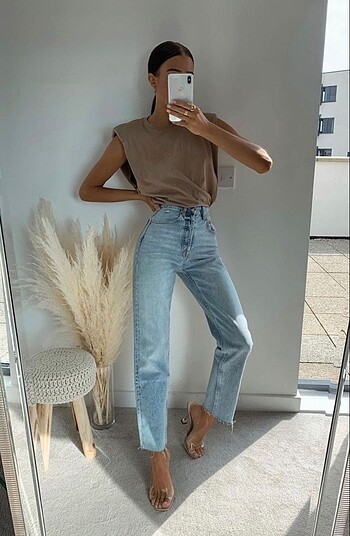 Stradivarius Mom Jean