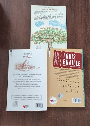Çocuk Kitapları. Matilda, Louis Braille, Bir Şeftali Bin Şeftali