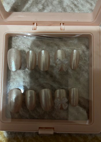 Simli charmlı takma tırnak - Görsel 2