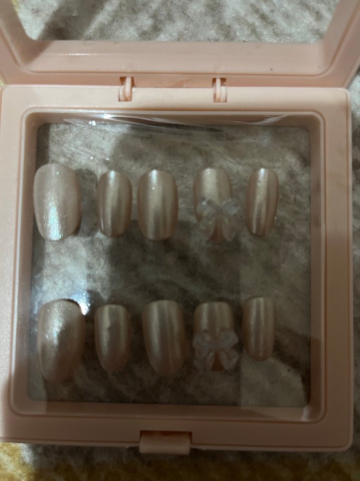 Simli charmlı takma tırnak - Görsel 2