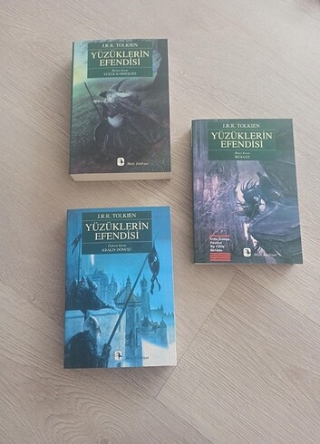 Yüzüklerin efendisi set 3 kitap 