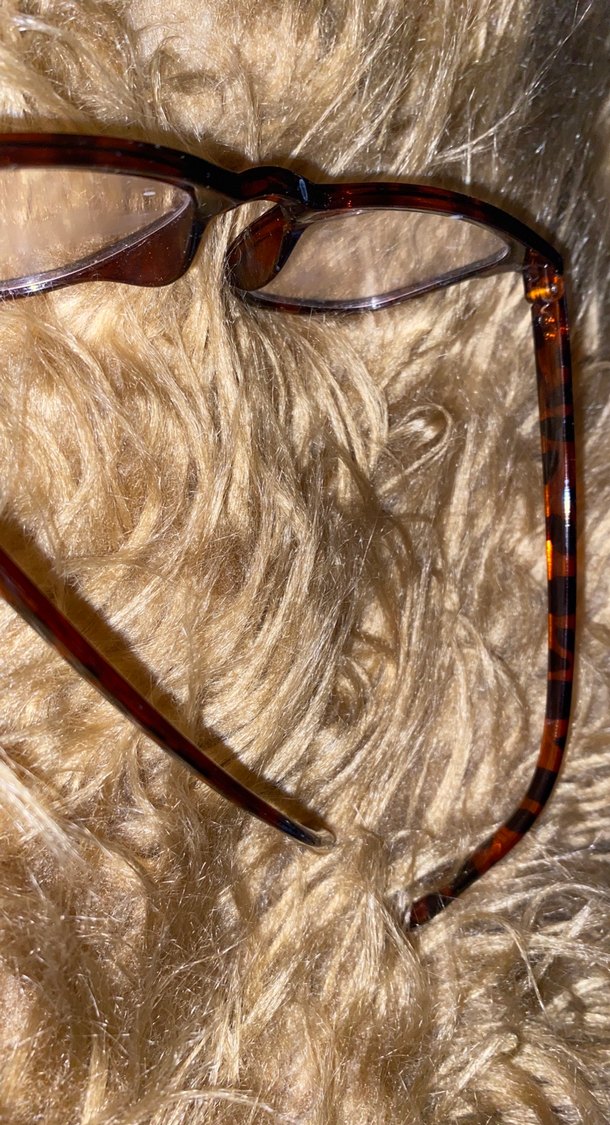 Kahverengi Kürklü Kadın Gözlüğü - Görsel 2