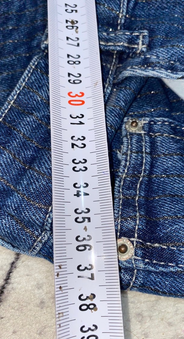 Simli kot pantolon - Görsel 5