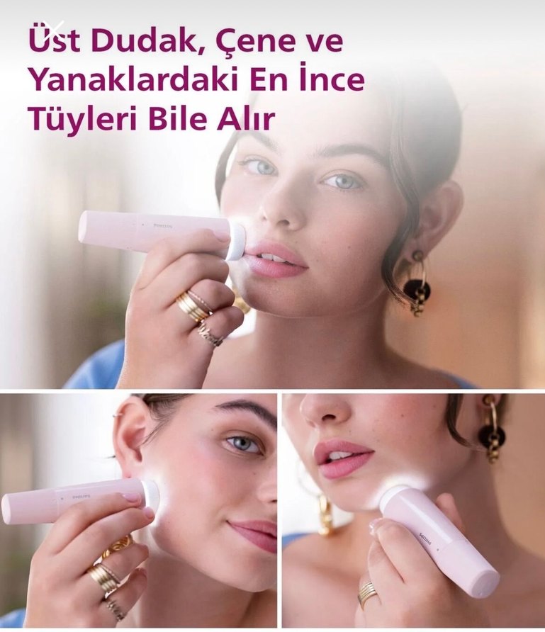 Philips Pembe Yüz Tüy Alma Cihazı - Görsel 3