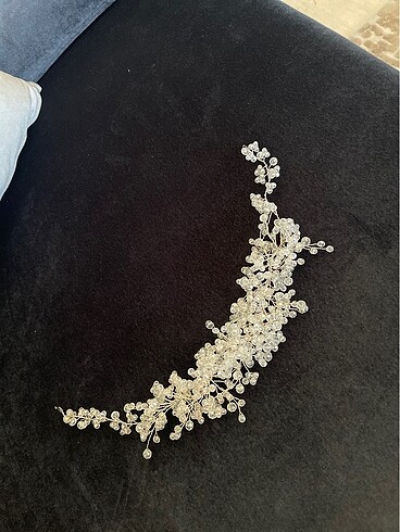 xl Beden Gelın nikah boncuk taş saç aksesuarı bır kez 1 saat kullanıldı t