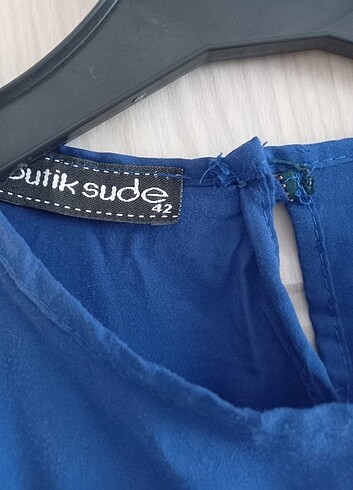 42 Beden mavi Renk Uzun tunik