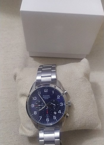 Pulsar Erkek Gri Metal Kordonlu Saat - Görsel 2