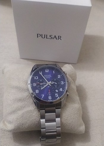 Pulsar Erkek Gri Metal Kordonlu Saat - Görsel 5