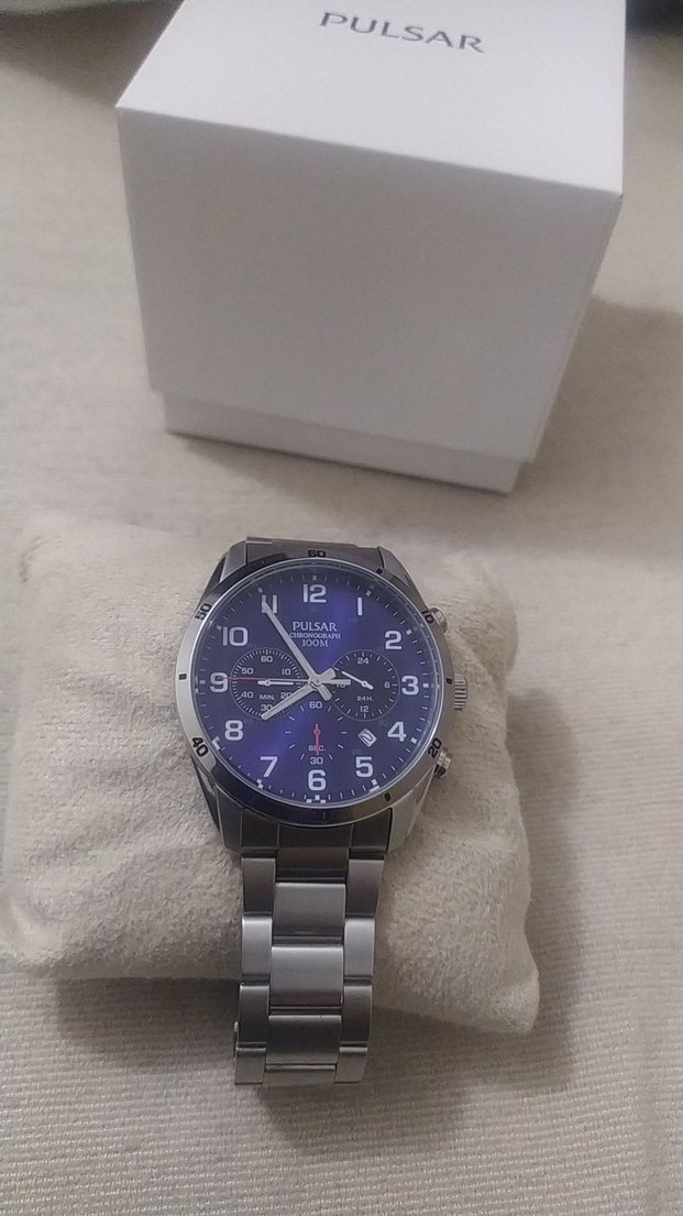 Pulsar Erkek Gri Metal Kordonlu Saat - Görsel 4